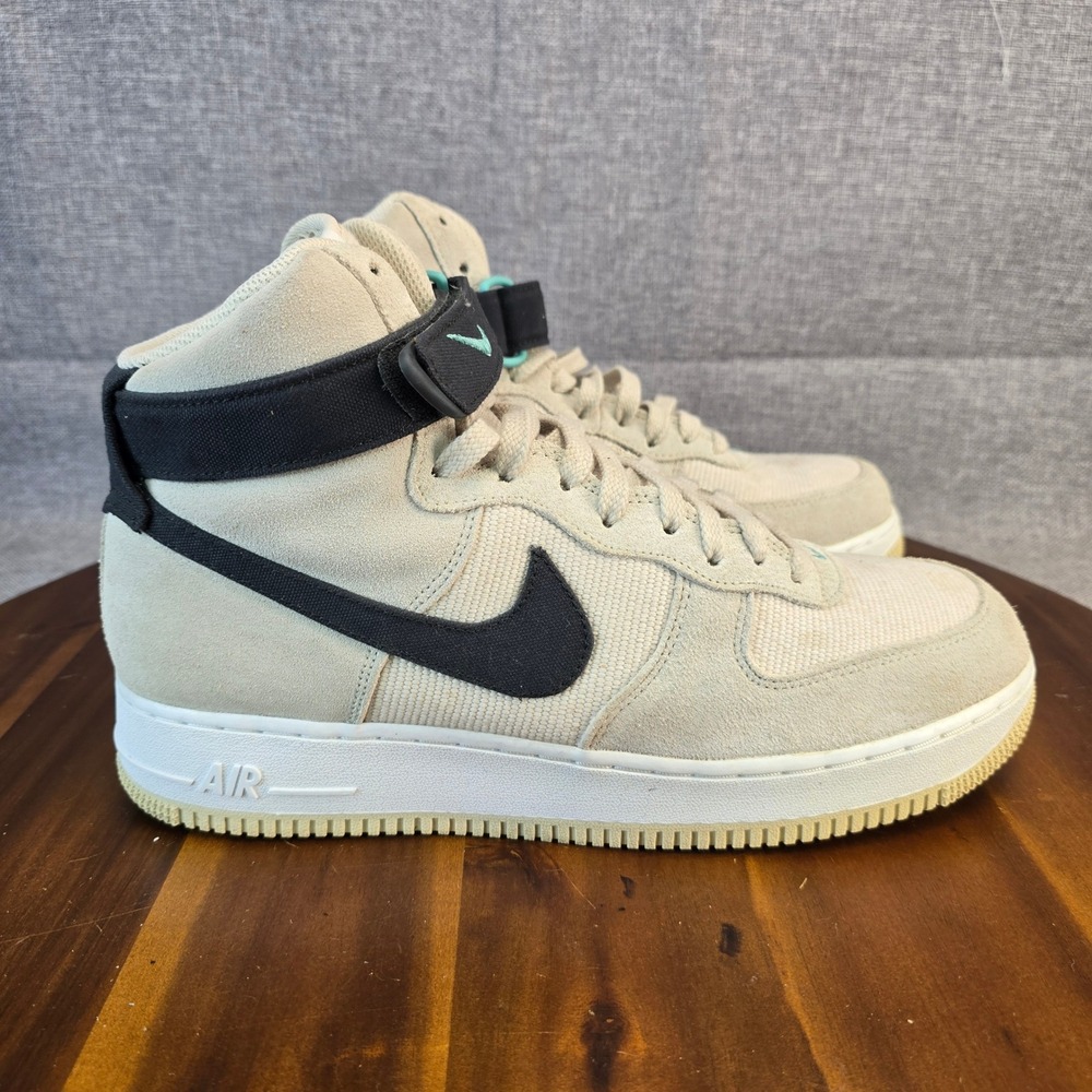 Nike Air Force 1 High 07 LV8 Sanddrift Black DH7566-100 Mens Sz 10.5 Suede